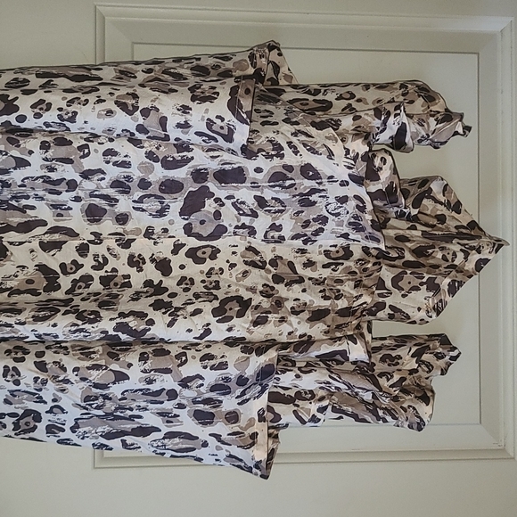 New Spell Designs Wild Ones strappy dress dust M gypsy leopard kerchief midi - Picture 17 of 17